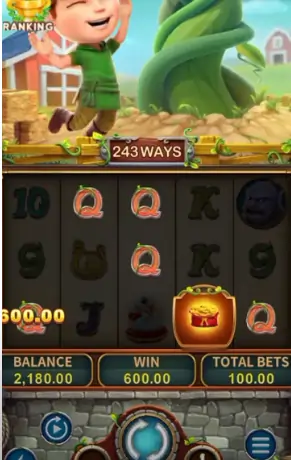 Magic Beans slot game free spins