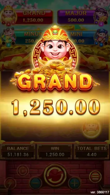 Lucky Fortunes Fa Chai bonus jackpots