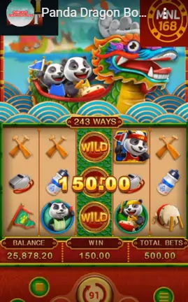 Panda Dragon Boat Slot demo