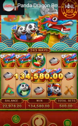 Panda Dragon Boat Slot mobile